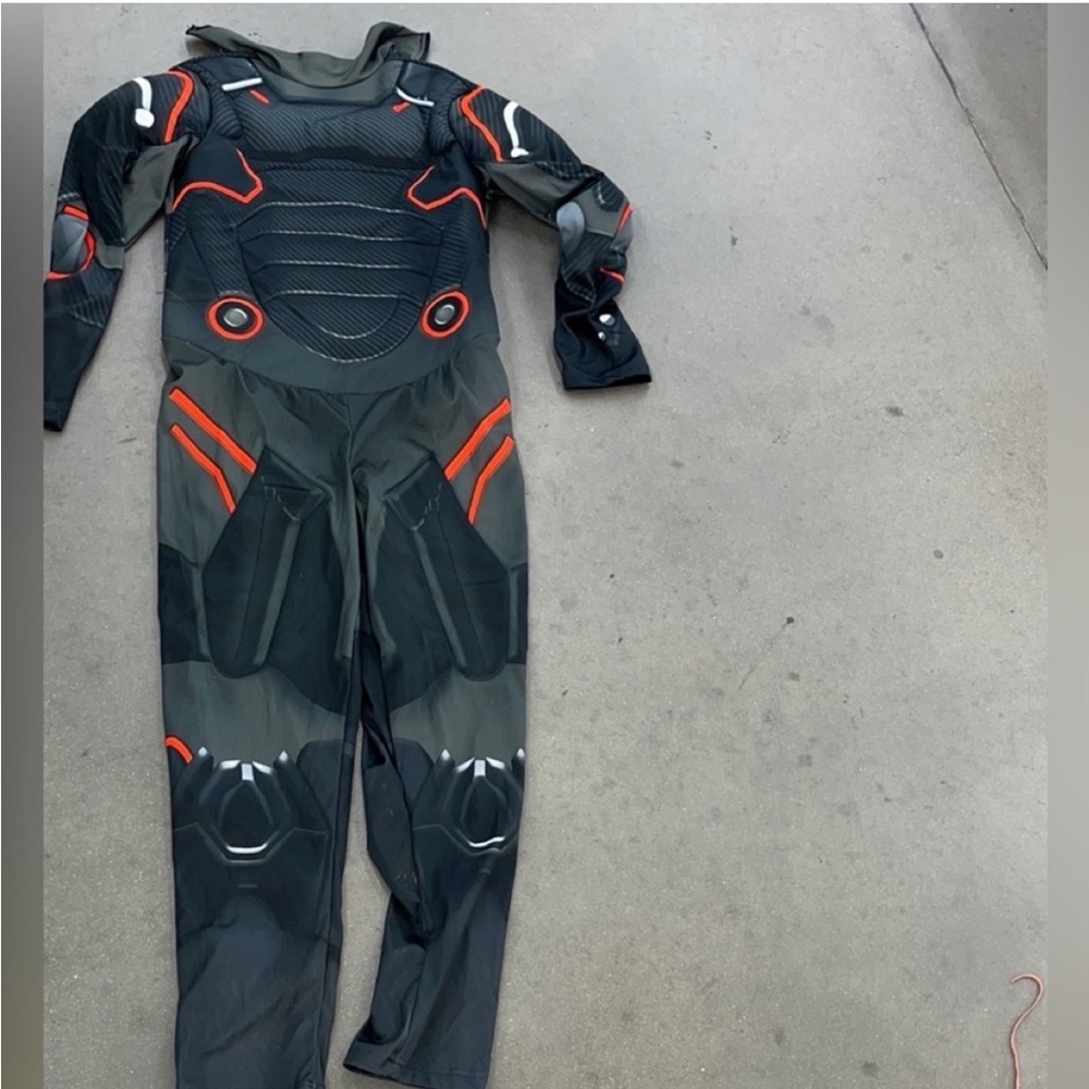 Kids Black and Red  Fortnight Costume